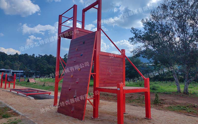 某特警支隊極限越障訓練場