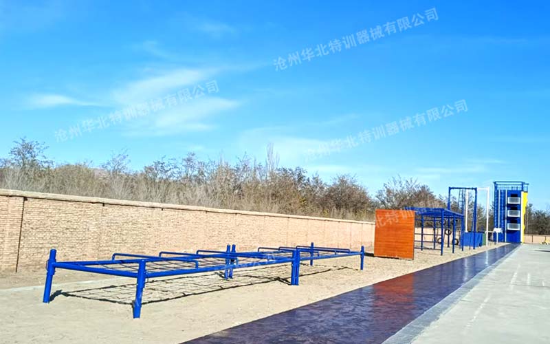 寧夏某公安局特警八項訓(xùn)練場建設(shè)完工!