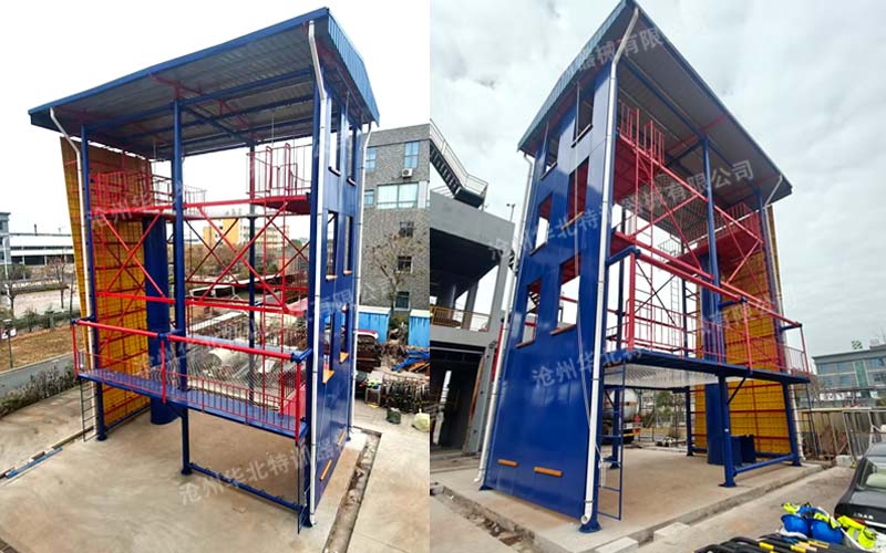 浙江衢州某消防培訓(xùn)基地繩索救援訓(xùn)練設(shè)施順利完工！